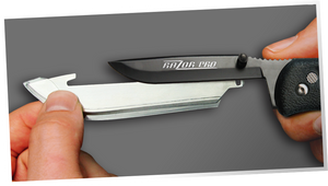 NEW Outdoor Edge Razor-Pro Orange Replaceable Razor Blade Gutting Blade Knife