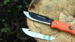 NEW Outdoor Edge Razor-Pro Orange Replaceable Razor Blade Gutting Blade Knife