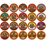 Crazy Cups Flavored Coffee Single Serve for Keurig K Cups Brewer Variety Pack,20