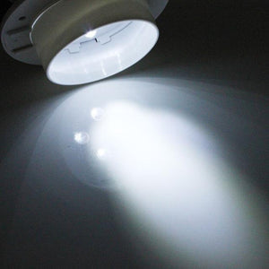 Misng Pure White 4 LED Solar Light LED Outdoor Light Garden Wall Lamp Gutter Yard Roof Fence Energy Saving Lighting