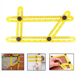 Angle-izer Template Tool Four-sided Measuring Tool Angle Finder Protractor Multi-Angle Ruler Layout Tool Angle Ruler