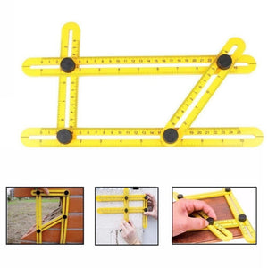 Angle-izer Template Tool Four-sided Measuring Tool Angle Finder Protractor Multi-Angle Ruler Layout Tool Angle Ruler
