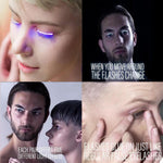 Pre-sale Salon Pub Club Bar Party Players LED Eyelidtape Electronic Eyelid False Eyelashes for Fashion Icon Performance