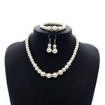Women Prom Wedding Party Bridal Jewelry Necklace Earrings Bracelet Set