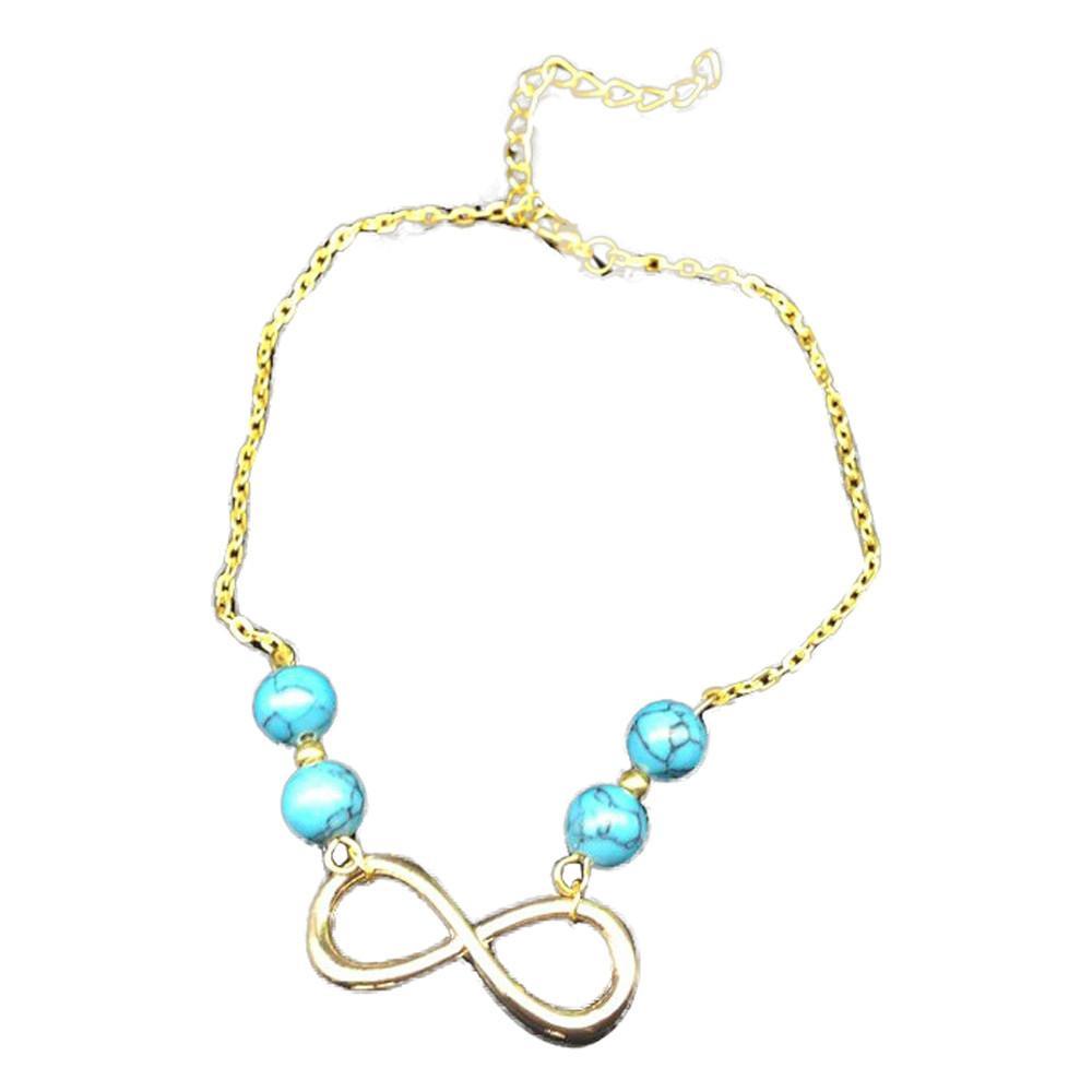 Womens Girls Handmade Bead Chain Anklet Foot Leg Chain Bracelet Jewelry GD