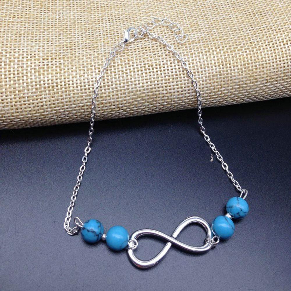 Womens Girls Handmade Bead Chain Anklet Foot Leg Chain Bracelet Jewelry GD