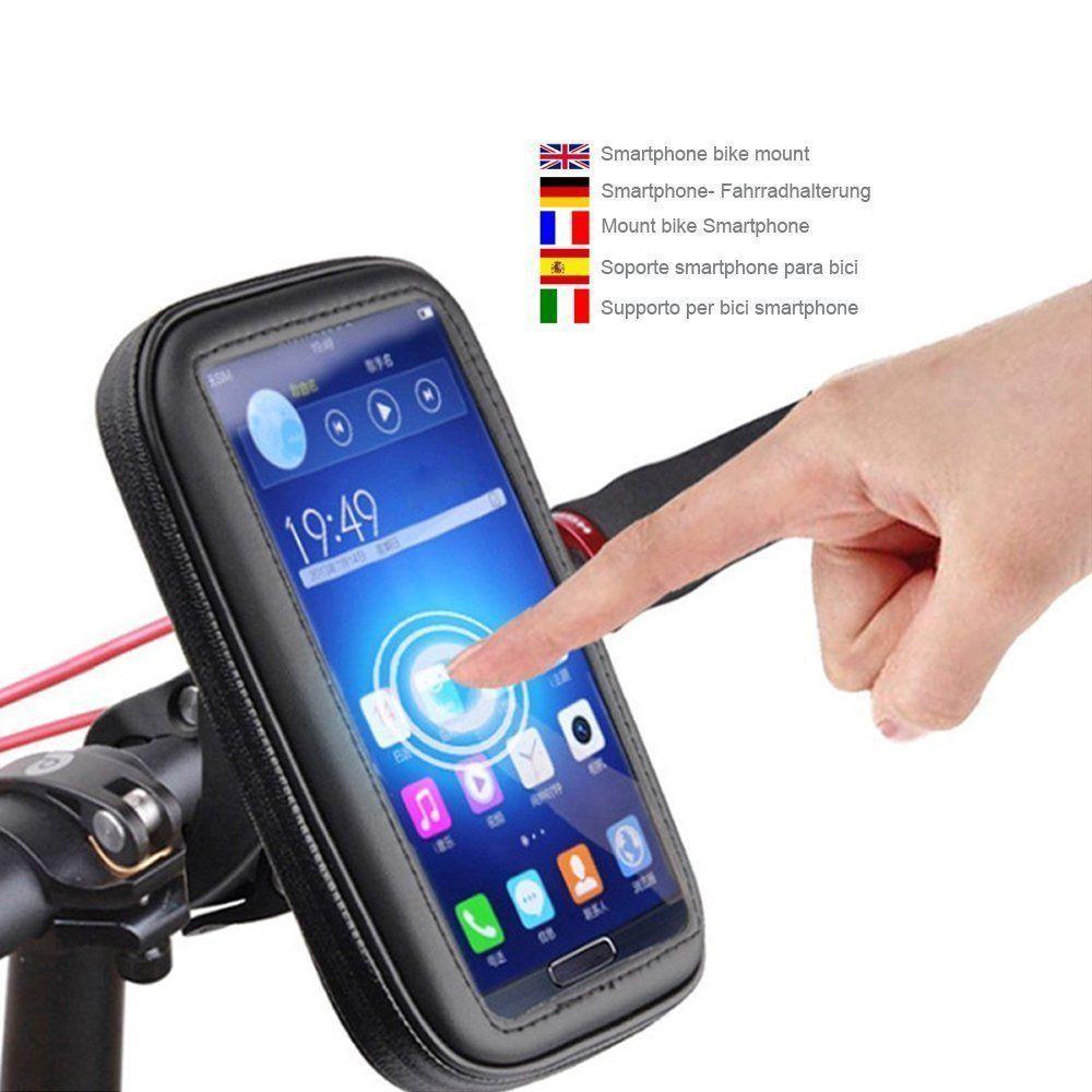 Universal 360 Degree Bicycle Bike Waterproof Phone Case Mount Holder For Mobiles